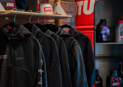 Apparel and Merch Motorsport Exotica branded apparel and limited-release merchandise, Burbank DSC_2157
