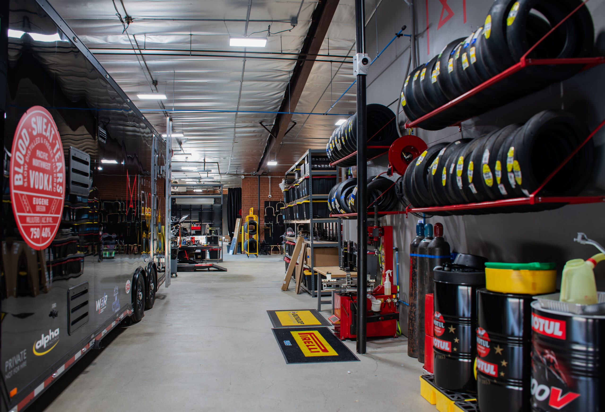 Öhlins and K-Tech suspension center at Motorsport Exotica, Burbank DSC_2165